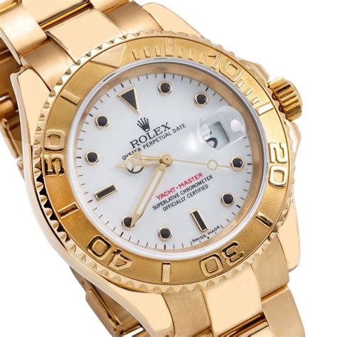 rolex yachtmaster gold rubber price|gold Rolex yacht master for sale.